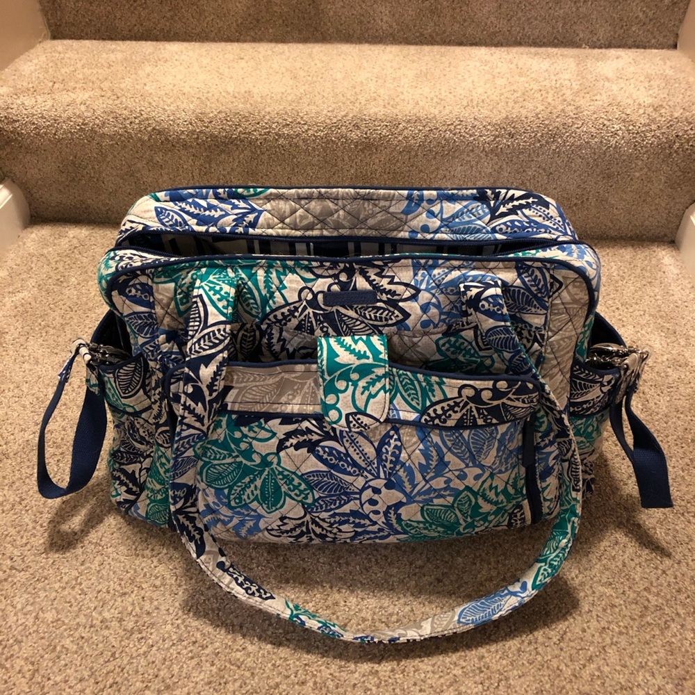 Vera Bradley Stroll Around Diaper Bag in Santiago